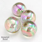 10mm Transparent Smoke Grey AB Round Bead-General Bead