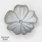 38mm Matte Silver Flower-General Bead