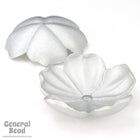 38mm Matte Silver Flower-General Bead