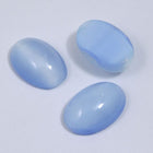 11mm x 16mm Pale Blue Cat's Eye Oval Cabochon same as 292-General Bead