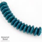 10mm Teal Rondelle (10 Pcs) #4275-General Bead