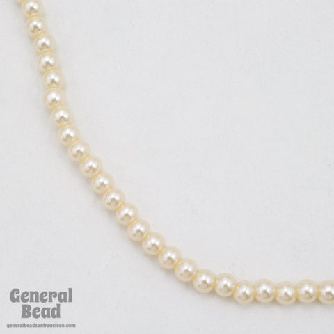 3.5mm Cream Luster Pearl-General Bead