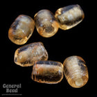 5mm Topaz Barrel (100 Pcs) #4293-General Bead