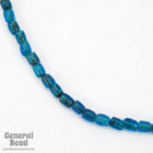 5mm Capri Blue Barrel (100 Pcs) #4294-General Bead