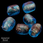 5mm Capri Blue Barrel (100 Pcs) #4294-General Bead