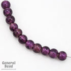 10mm Silver Lined Amethyst Bead #4299-General Bead