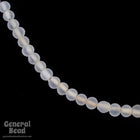 4mm Matte Crystal Round Bead Strand (100 Pcs) #4320-General Bead