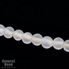 4mm Matte Crystal Round Bead Strand (100 Pcs) #4320-General Bead