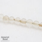 4mm Matte Crystal Round Bead Strand (100 Pcs) #4320-General Bead