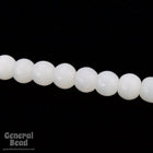 4mm Alabaster White Bead Strand (100 Pcs) #4321-General Bead