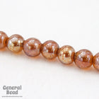 4-5mm Dark Topaz Luster Bead (100 Pcs) #4322-General Bead