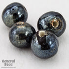 6mm Black Luster Bead (100 Pcs) #4328-General Bead