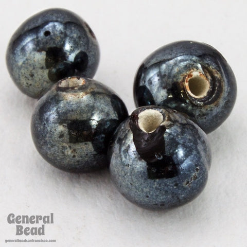 6mm Black Luster Bead (100 Pcs) #4328-General Bead