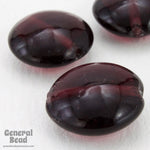 15mm Transparent Amethyst Glass Cushion Bead (20 Pcs) #4331-General Bead