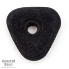 35mm Matte Black Triangle Donut (4 Pcs) #4338-General Bead