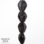 10mm Black Elongated Bicone (100 Pcs) #4341-General Bead