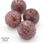 8mm-10mm Handmade Sugar Coated Purple Bead (12 Pcs) #4349-General Bead