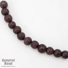 8mm-10mm Handmade Sugar Coated Violet Bead (12 Pcs) #4350-General Bead