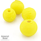 6mm Matte Yellow Bead (100 Pcs) #4352-General Bead