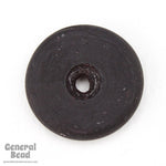 20mm Matte Black Donut (10 Pcs) #4358-General Bead