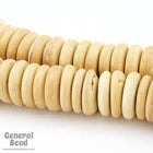 10mm Natural Coconut Shell Disc Strand-General Bead