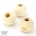 12mm Natural Unfinished Wood Bead (50 Pcs) #4381-General Bead