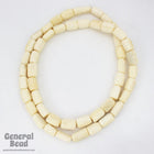 12mm Chevron Carved Rectangle Bone Bead Strand-General Bead