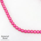 6mm Bright Pink Wonder Bead-General Bead