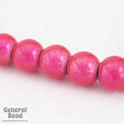 6mm Bright Pink Wonder Bead-General Bead