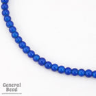 4mm Capri Blue Wonder Bead (100 Pcs) #4422-General Bead