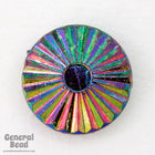 20mm Jet AB Radiant Bead (4 Pcs) #4437-General Bead