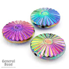 20mm Jet AB Radiant Bead (4 Pcs) #4437-General Bead