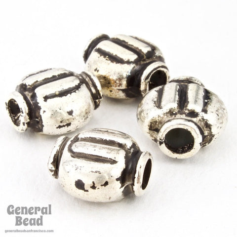 15mm Antique Silver Lantern Bead-General Bead