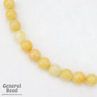 10mm Beige Ombre Round Lucite Bead-General Bead