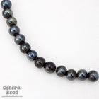 10mm Black Luster Bead (50 Pcs) #4544-General Bead