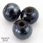 10mm Black Luster Bead (50 Pcs) #4544-General Bead