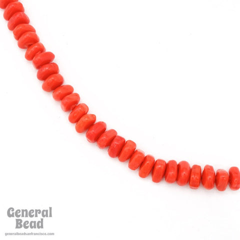 8mm Coral Triangle Chip Bead (50 Pcs) #4555-General Bead