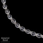 7mm x 9mm Crystal Faceted Teardrop (30 Pcs) #4560-General Bead