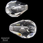 8mm x 12mm Crystal Faceted Teardrop (30 Pcs) #4561-General Bead