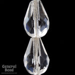 8mm x 12mm Crystal Faceted Teardrop (30 Pcs) #4561-General Bead