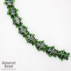 18mm Green Lampwork Fish Bead (10 Pcs) #4567-General Bead