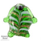 18mm Green Lampwork Fish Bead (10 Pcs) #4567-General Bead