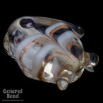 18mm Clear Lampwork Fish Bead (10 Pcs) #4570-General Bead