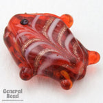 18mm Red Lampwork Fish Bead (10 Pcs) #4573-General Bead