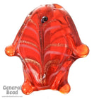 18mm Red Lampwork Fish Bead (10 Pcs) #4573-General Bead