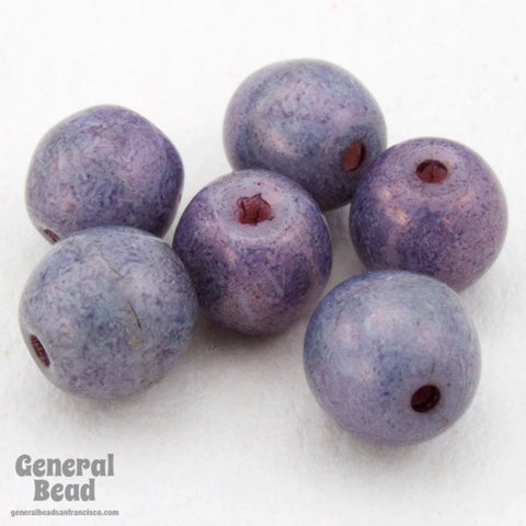 5mm Lavender Suede Bead (50 Pcs) #4590-General Bead