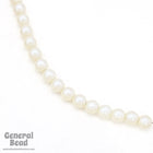 8mm Matte Mystic White Bead (25 Pcs) #4592-General Bead