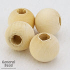 10mm Natural Unfinished Wood Bead-General Bead