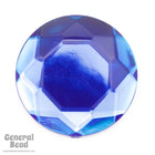25mm Capri Blue Faceted Cabochon #4633-General Bead