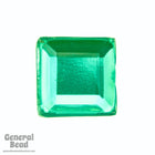 10mm Emerald Square Cabochon-General Bead